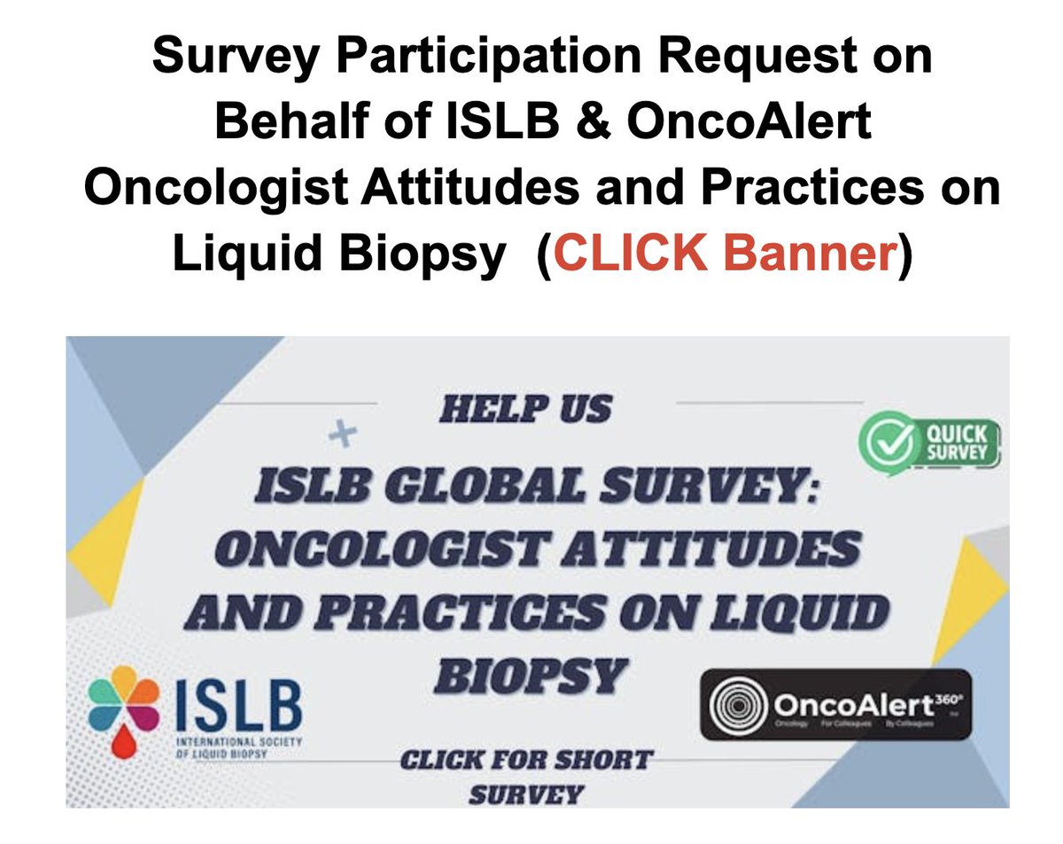 Roberto Borea, MD (@robertoboreamd) on Twitter photo Now you can find the link to complete our <a href="/isliquidbiopsy/">International Society of Liquid Biopsy</a> survey in the <a href="/OncoAlert/">OncoAlert</a> newsletter! 📨
It only takes 5 min to help us understand how LB 🩸 is reshaping clinical practice worldwide!
bit.ly/43JzN03
<a href="/ReduzziCarol/">Carolina Reduzzi</a> <a href="/ChristianRolfo/">Christian Rolfo</a> <a href="/UmbertoMalapel1/">Umberto Malapelle</a> <a href="/weoncologists/">Gil Morgan, MD</a> Now you can find the link to complete our <a href="/isliquidbiopsy/">International Society of Liquid Biopsy</a> survey in the <a href="/OncoAlert/">OncoAlert</a> newsletter! 📨
It only takes 5 min to help us understand how LB 🩸 is reshaping clinical practice worldwide!
bit.ly/43JzN03
<a href="/ReduzziCarol/">Carolina Reduzzi</a> <a href="/ChristianRolfo/">Christian Rolfo</a> <a href="/UmbertoMalapel1/">Umberto Malapelle</a> <a href="/weoncologists/">Gil Morgan, MD</a>