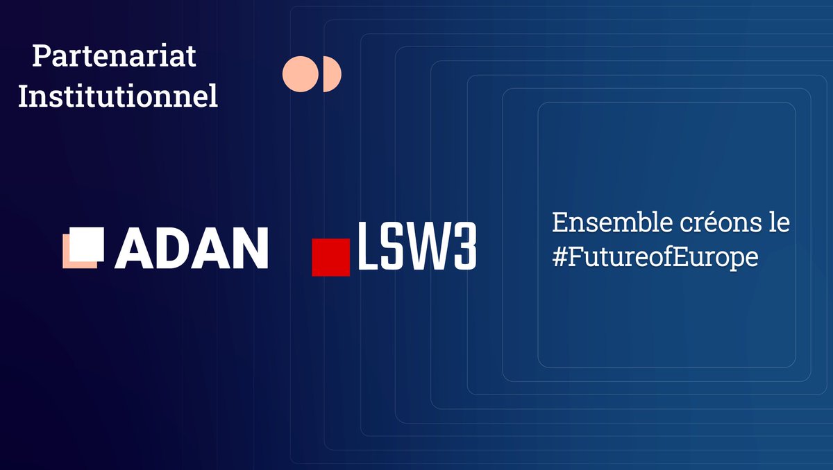 Adan (@adan_asso) on Twitter photo 🚀 Annonce de partenariat : Adan x Ligue pour la Sécurité du Web3 🌐
Nous sommes ravis de partager une nouvelle étape stratégique pour l'écosystème Web3 en France et en Europe ! Nous nous associons avec <a href="/LSW3_off/">LSW3</a> afin de participer à l’animation de leur Commission Cybersécurité 🚀 Annonce de partenariat : Adan x Ligue pour la Sécurité du Web3 🌐
Nous sommes ravis de partager une nouvelle étape stratégique pour l'écosystème Web3 en France et en Europe ! Nous nous associons avec <a href="/LSW3_off/">LSW3</a> afin de participer à l’animation de leur Commission Cybersécurité