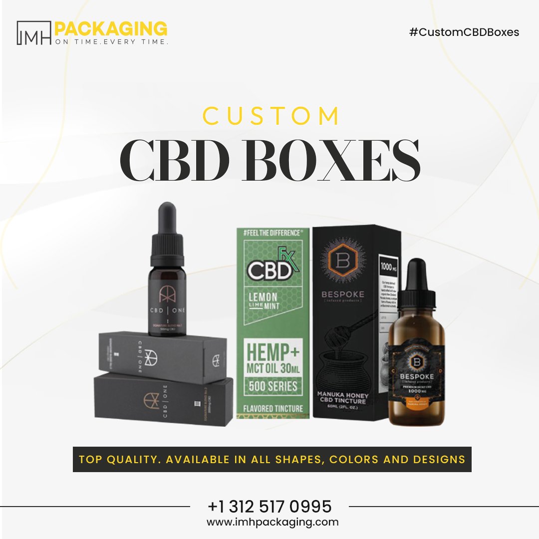 usa_imh's tweet image. IMH Packaging USA provides Custom CBD boxes wholesale to enhance your CBD Business.

Order Now:  shorturl.at/EF1eg

#CBDBoxes #CBD #CustomCBDBoxesWholesale #CustomCBDBoxes #CBDBox #WholesalePackaging #CBDBusiness #Sale #Sales #Business #BusinessSolutions #BusinessNews #USA