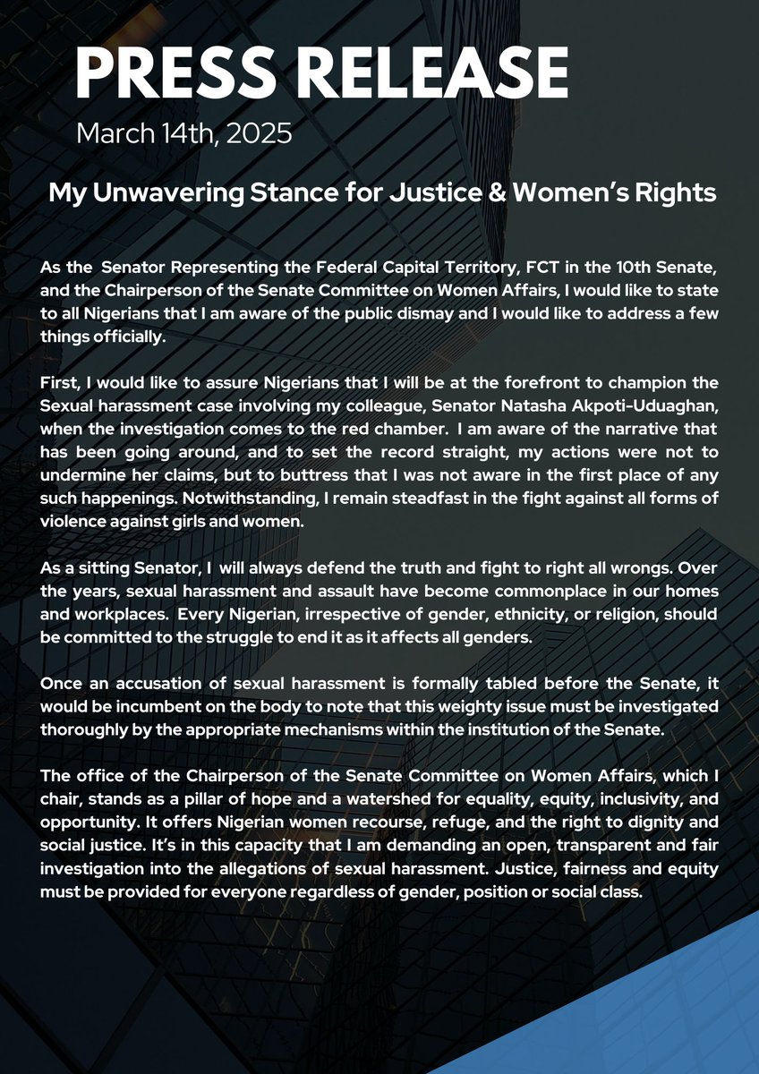 Sen. Ireti Kingibe tweet media