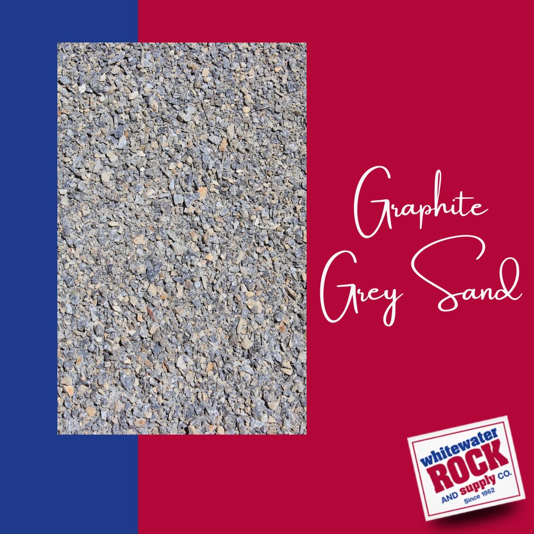 Bring bold contrast to your desert landscape with Graphite Grey sand! 🌵 This deep-toned sand adds striking definition to your outdoor space, enhancing landscaping with a modern, polished look. #rockyardpalmsprings