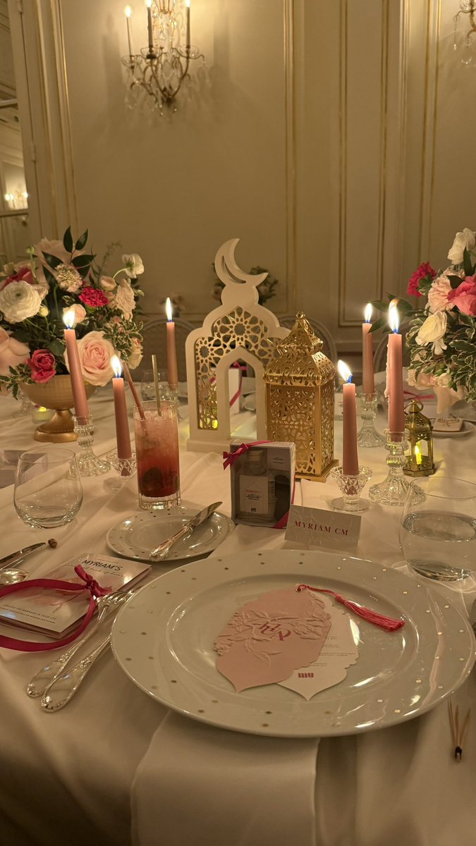 myriiamcm's tweet photo. un Iftar au Plaza Athénée avec Huda Beauty , elle nous a tellement respecté 🧘🏽‍♀️📿🌙 https://t.co/0wgGMRLDAT