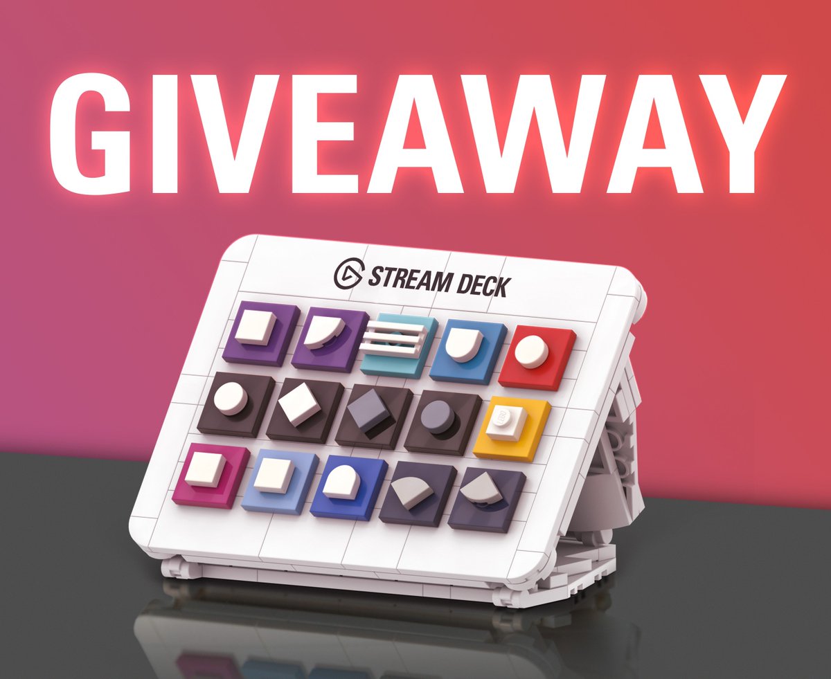 🎉 GIVEAWAY 🎉

To celebrate our Elgato Week sales, we're giving away a limited edition Stream Deck LEGO!

To enter:
1️⃣ RT &amp; ♥
2️⃣ Follow <a href="/elgato/">Elgato</a>
3️⃣ Reply with your favorite Elgato Week deal from e.lga.to/s/elgato-week-…

⏰ Winner chosen March 17th.