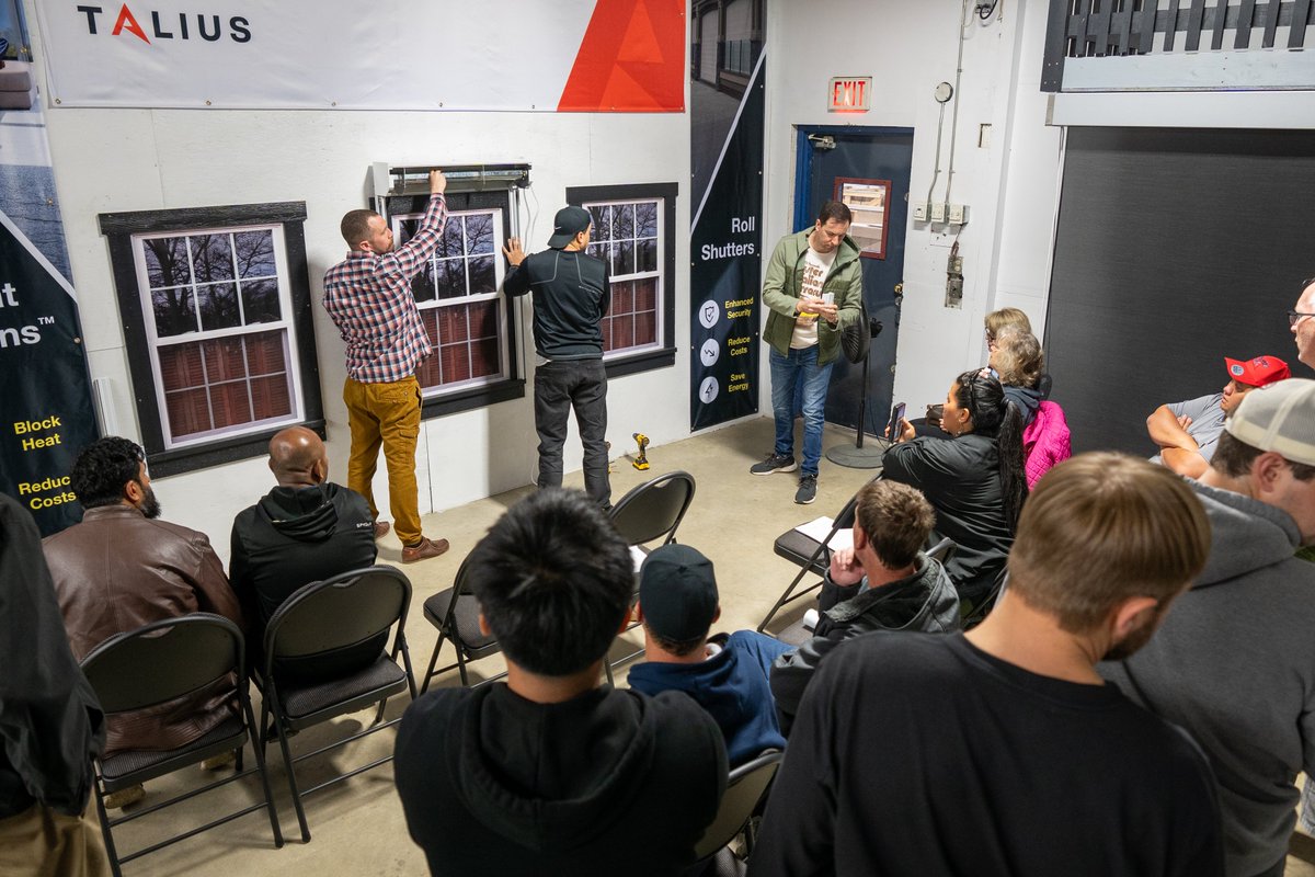 Dealer Training starts next week, and we can’t wait to meet everyone who’s registered! We’re excited to host you in the quaint heart of our manufacturing facility, where you’ll get a behind-the-scenes look at how Talius products come to life. #talius #rollshutters #HabitatScreens