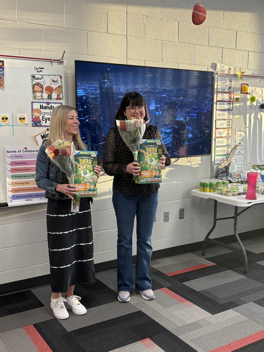 EaglesWelborn's tweet photo. Yesterday, we celebrated our Teacher of the Year, Molly Campbell, and Support Staff of the Year, Bobbi Henderson! 🎉Molly, our dedicated librarian, and Bobbi, our incredible counselor, make a lasting impact on our students and staff every day. We are so grateful for their hard! https://t.co/voOfz9n4Pj