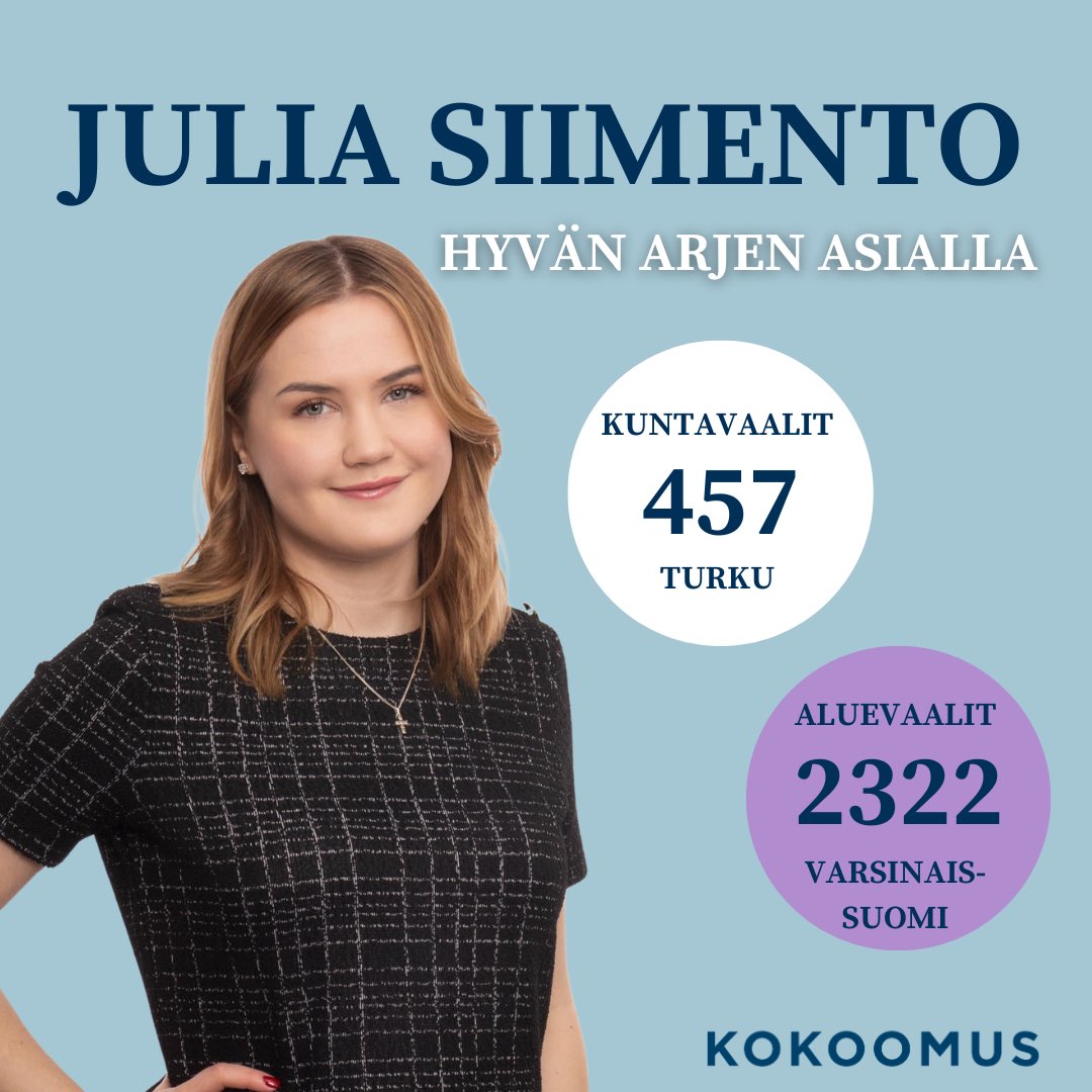 Julia Siimento tweet media