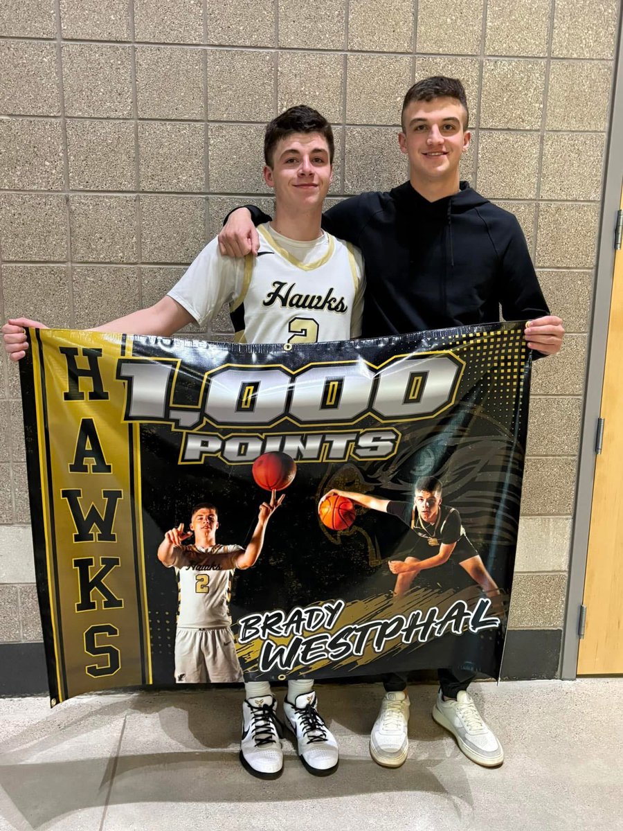 Congratulations on all of your accomplishments and above all on scoring 1,000 points in your high school basketball career. The way that you have impacted the basketball program at Horace High School does not go unnoticed. Super excited to see what the future has in store for you