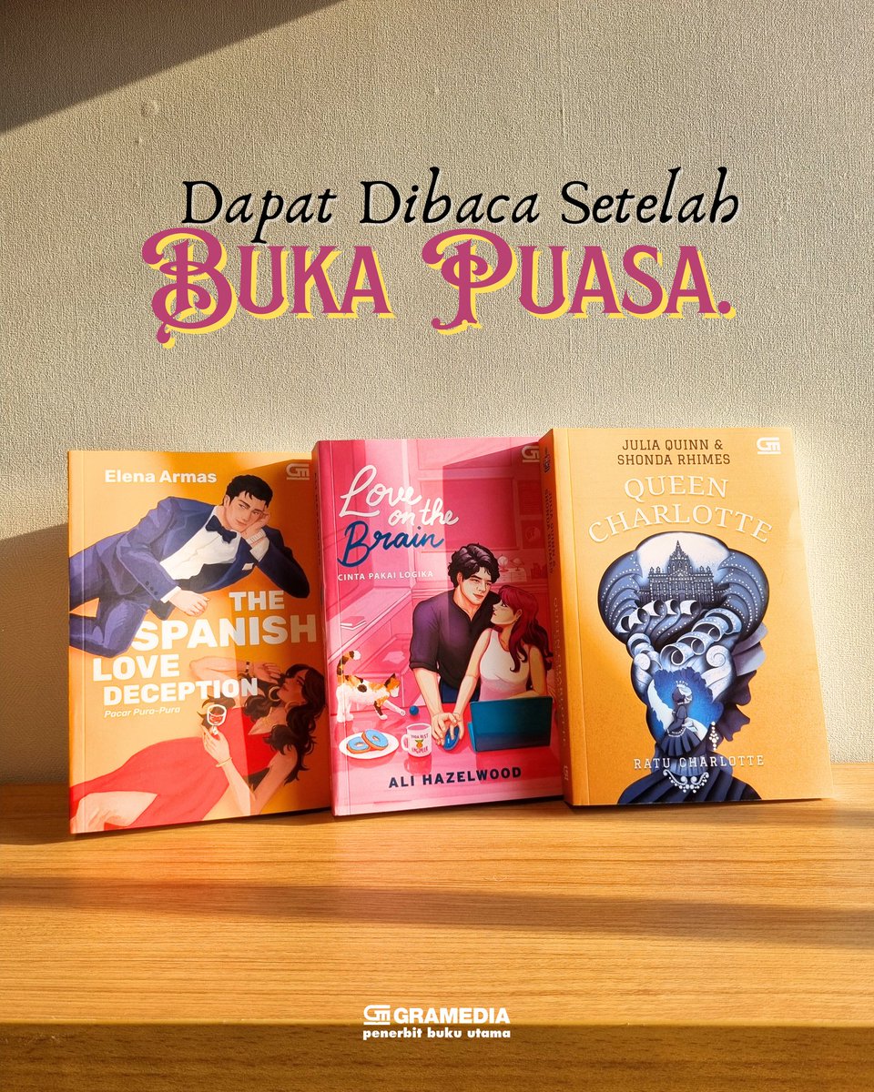 fiksigpu's tweet photo. Buku-buku ini nggak kalah segar dengan es buah yang bisa dinikmati saat buka puasa. Dengan catatan, baca setelah buka puasa yaa 😆
Semuanya makin sedap ditambah ulekan cabe setan dengan level berbeda 🌶️🌶️🌶️ Siap-siap kepedesan dan kipas-kipas 🥵
#romancebook #BookRecommendation https://t.co/i3kEL2ZFsq