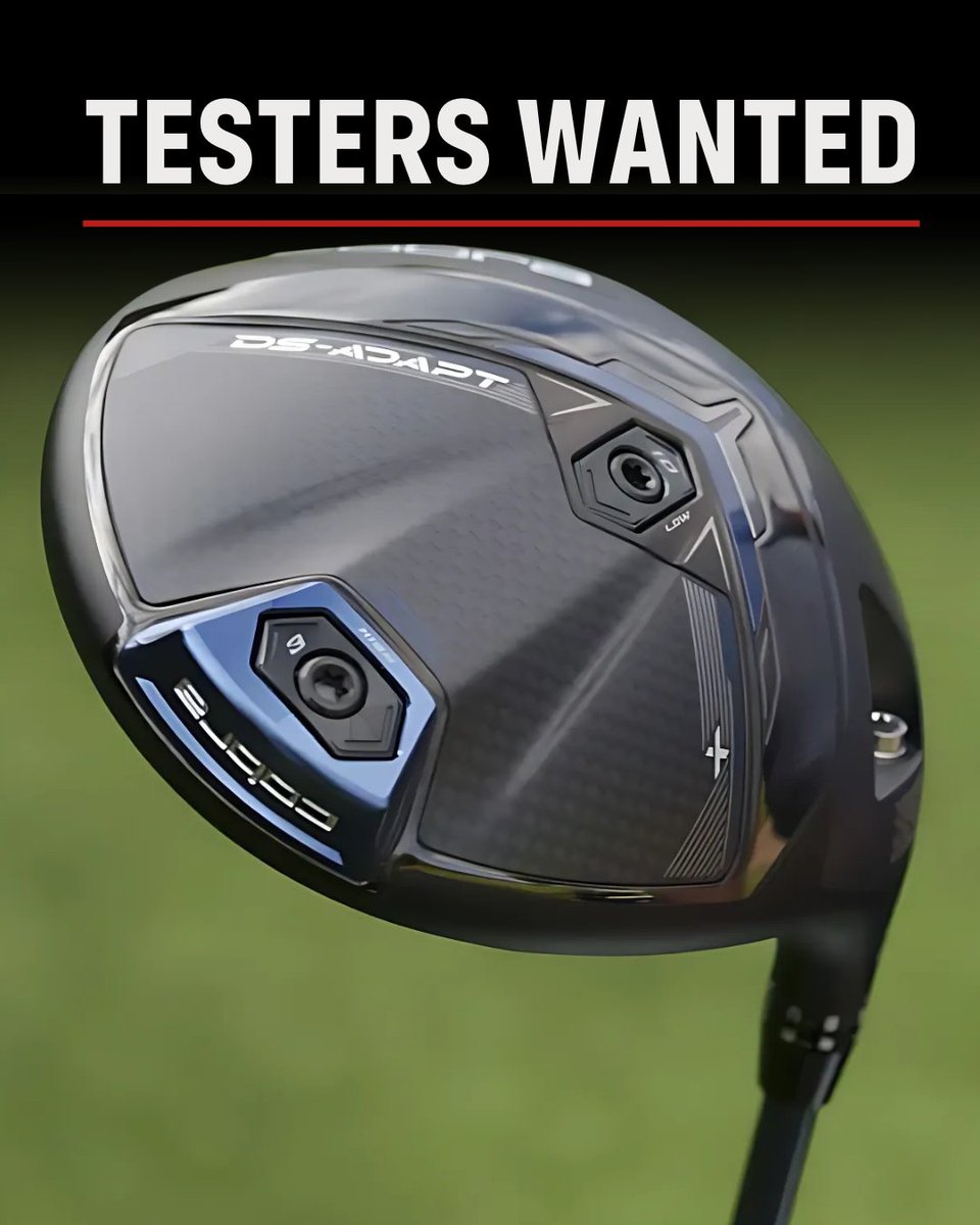 MYGOLFSPY (@mygolfspy) on Twitter photo TESTERS WANTED 🚨 <a href="/cobragolf/">COBRA Golf</a> DS Adapt Drivers
We're looking for 5 of you to take these out and yes...keep them ;)
HOW TO:
1️⃣ RETWEET
2️⃣ CLICK HERE: bit.ly/3DtYpQ0
That's it!
🤞🏽 TESTERS WANTED 🚨 <a href="/cobragolf/">COBRA Golf</a> DS Adapt Drivers
We're looking for 5 of you to take these out and yes...keep them ;)
HOW TO:
1️⃣ RETWEET
2️⃣ CLICK HERE: bit.ly/3DtYpQ0
That's it!
🤞🏽