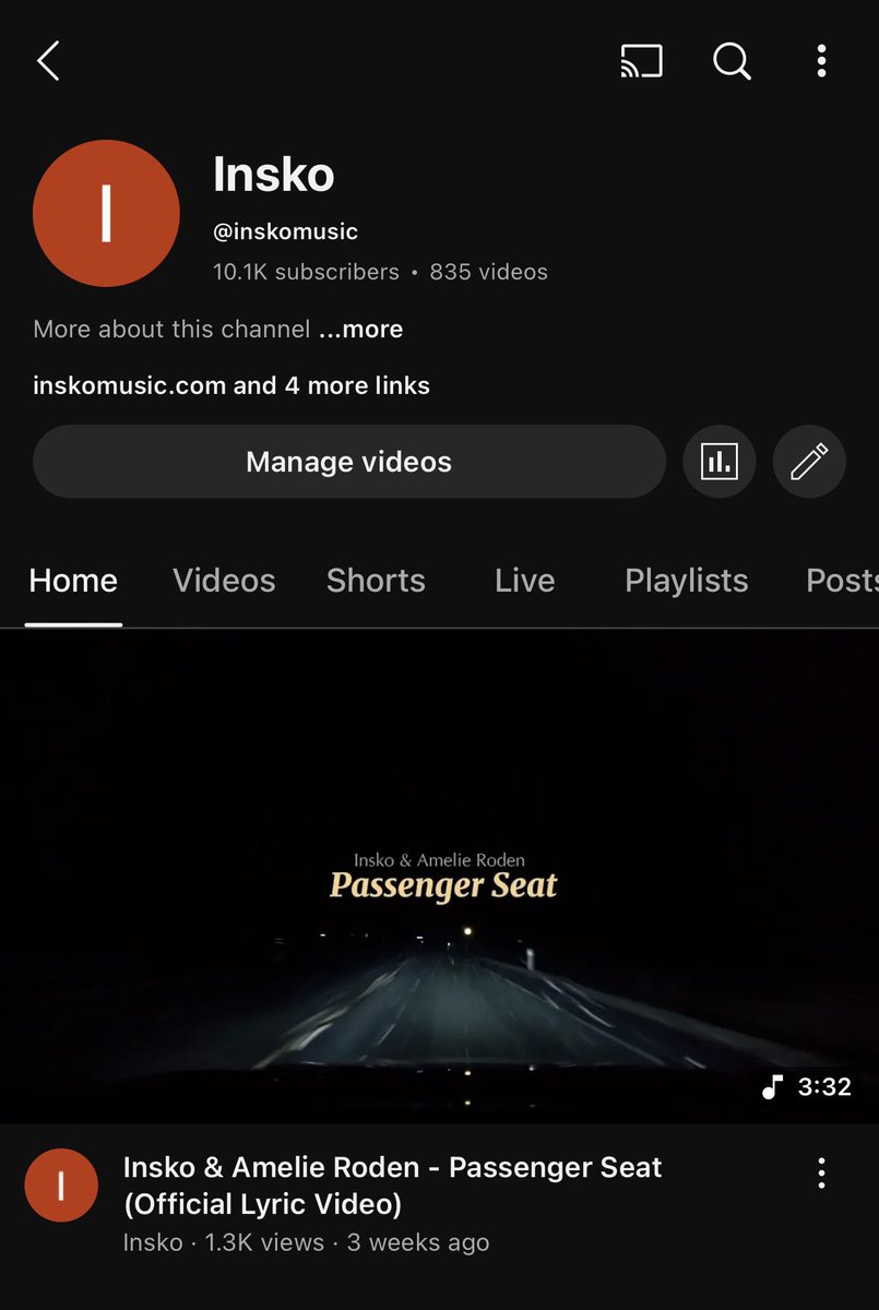 INSKO (@insko_music) on Twitter photo From being hacked on Wednesday to having everything back on Friday <a href="/TeamYouTube/">TeamYouTube</a> I thank you so much! You and the internal team handled this in the fastest and best way and I appreciate it! Happy to be back 😊 From being hacked on Wednesday to having everything back on Friday <a href="/TeamYouTube/">TeamYouTube</a> I thank you so much! You and the internal team handled this in the fastest and best way and I appreciate it! Happy to be back 😊