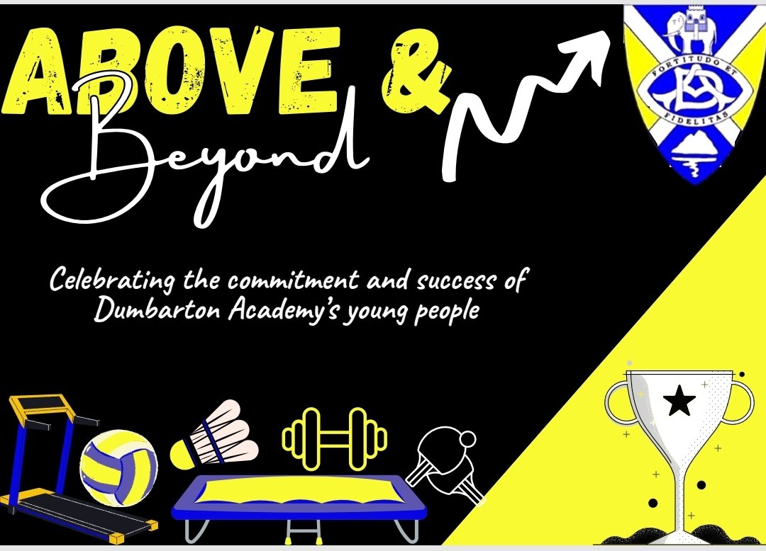 Our annual celebrating sporting success event "Above and Beyond" will take place on the 26th March between 4-6pm.

Invites have been emailed to those who have gone "above and beyond" within sport this year.

See you there!

#WeCARE