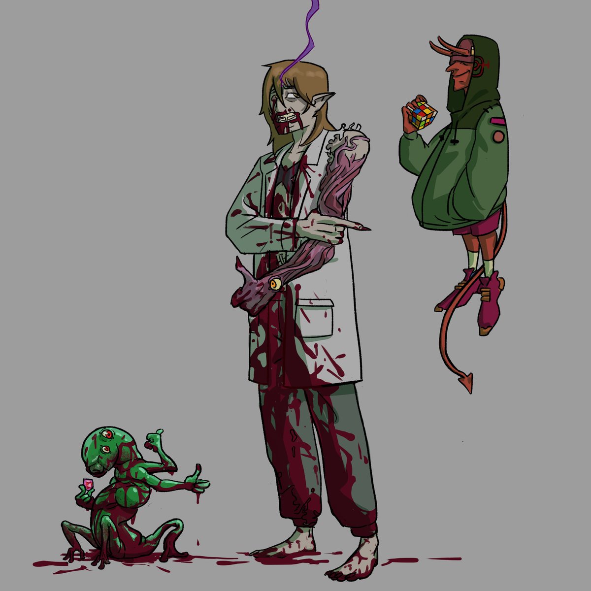 SatanicCorn's tweet photo. Un Vampiro oc https://t.co/WUI51htPii
