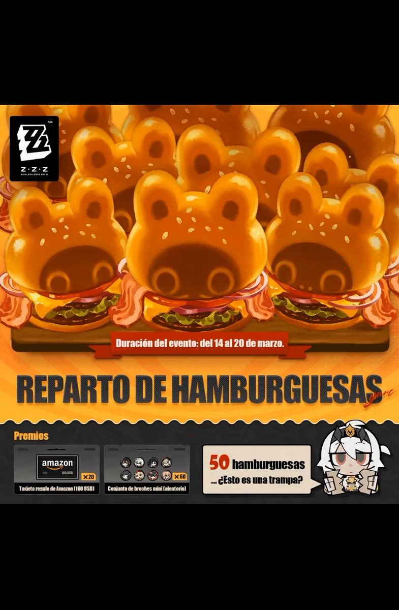 Carter_DDT's tweet photo. @ZZZ_ES #zzzero #RepartoDeHamburguesas https://t.co/pIbMCwvpfp