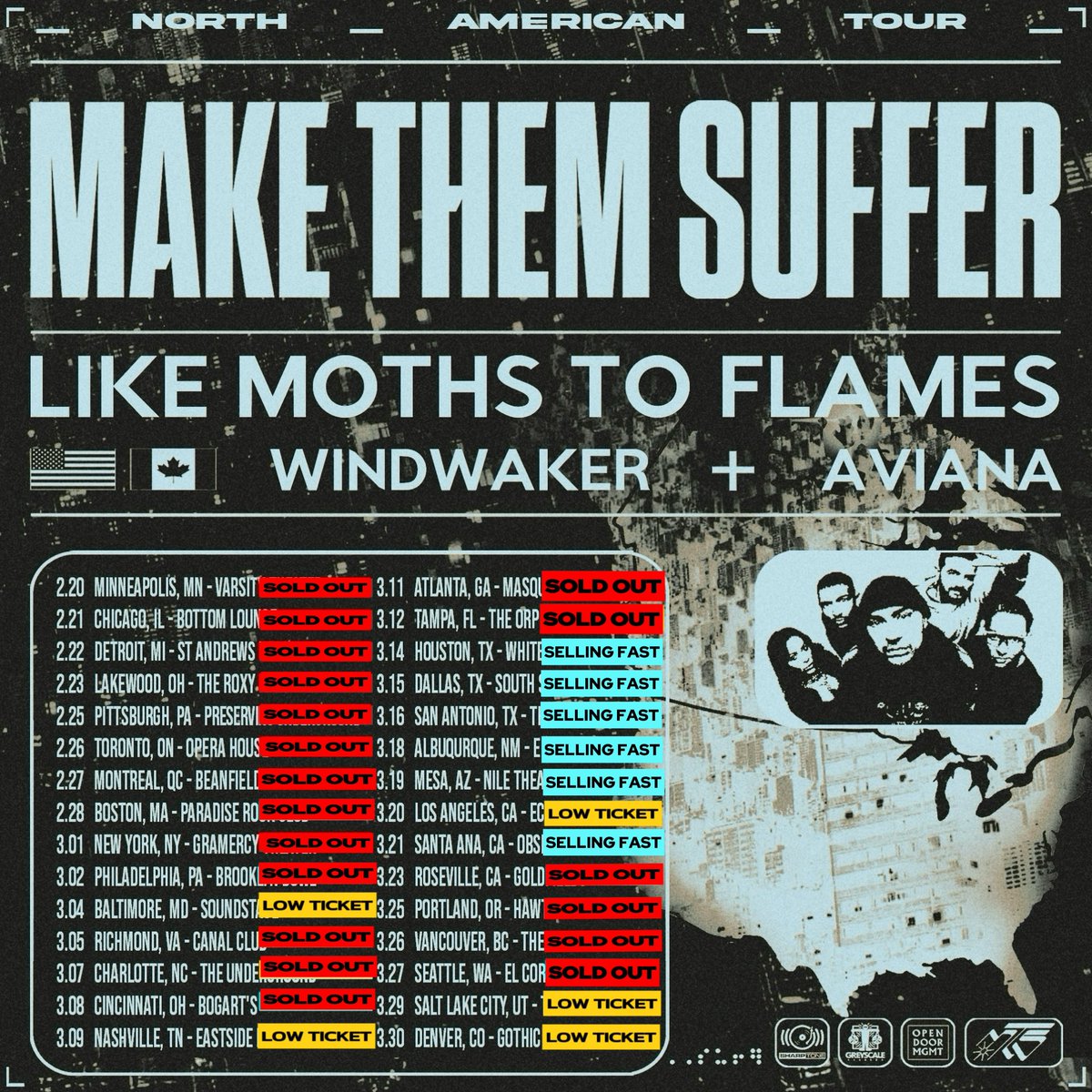 HOUSTON
We have landed. See you tonight at White Oak Music Hall
This tour has been outrageous—you can ask anyone else who has attended the tour. You have always been good to us, and we always love coming back here. Let’s send it home 🥊🥊

📷 @sleep_breaker_