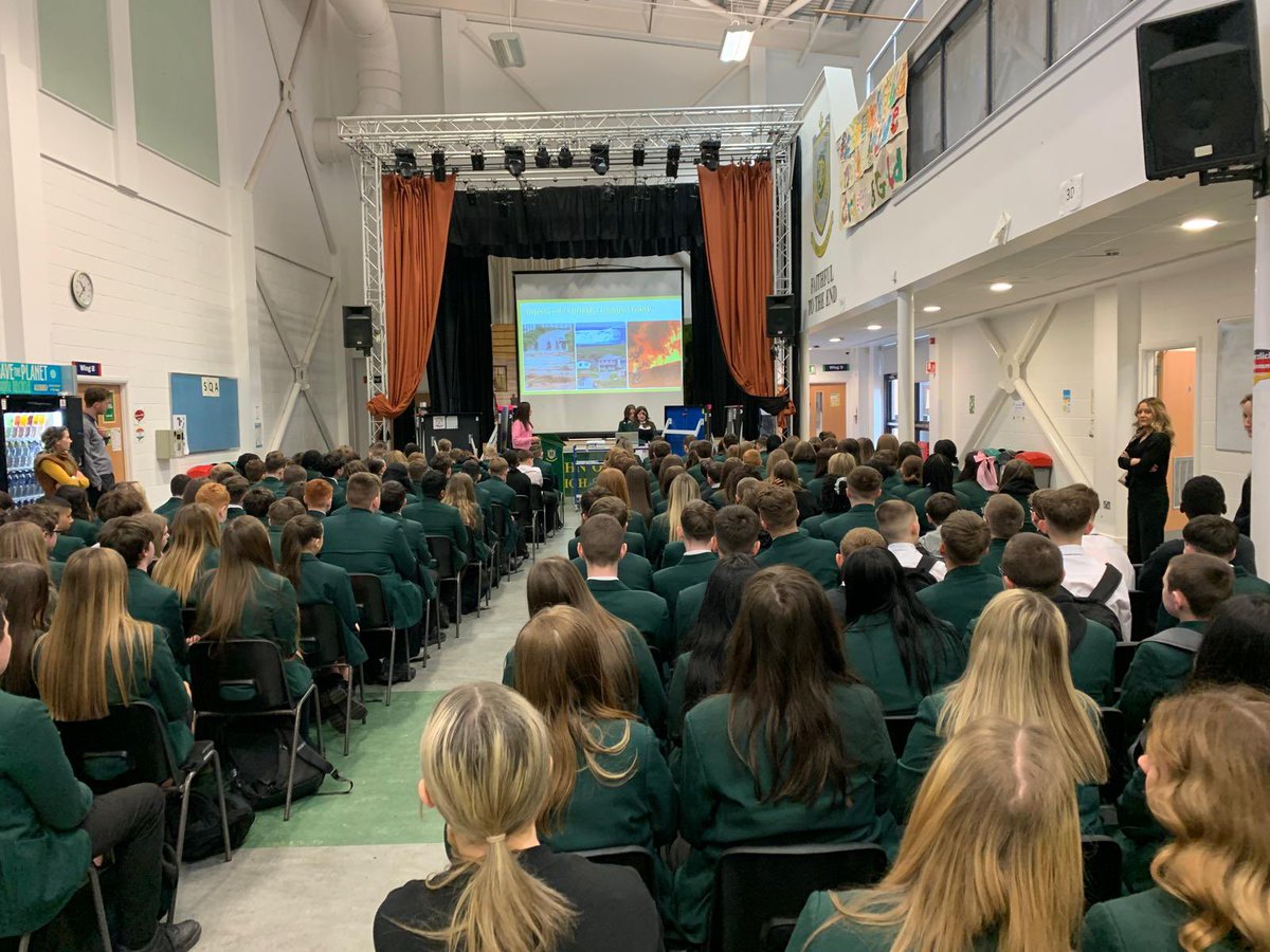 St_JOHS_STEM's tweet photo. Sustainability group lead assembly with the S2 on Wednesday as part of science week !! They did brilliantly !! https://t.co/8mlg3b0GR7