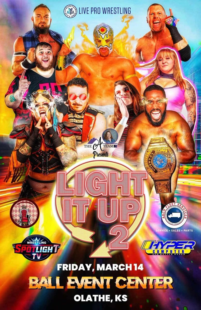 Chinn_Ref's tweet photo. Tonight is the night! @fountaincitypro #LightItUp2 firsr show of the year for FCP! 🔥🔥🔥 https://t.co/8xUFFkS0RY