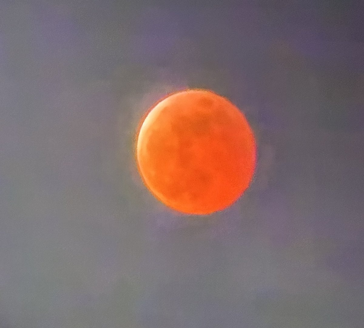Chilly night, but gorgeous views of the lunar eclipse in SoCal; we tried to capture the beauty! 🥰🌗🌘🌑