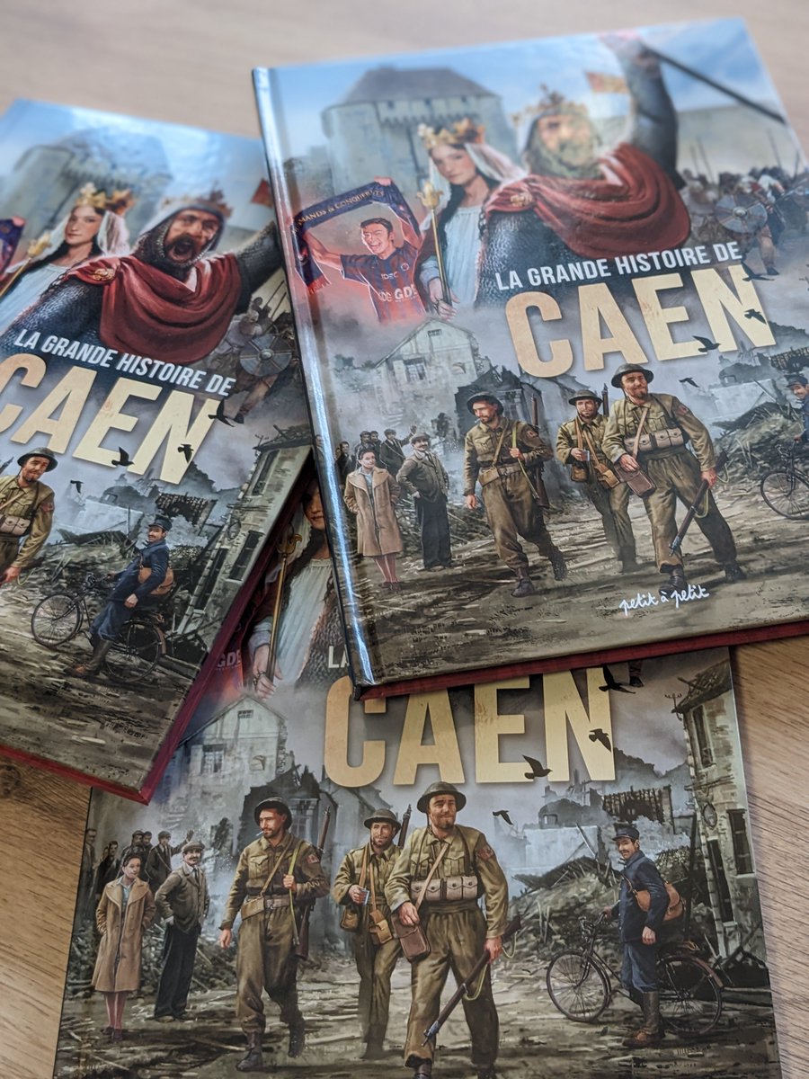 PETITAPETIT__'s tweet photo. CAEN : 1000 ans d'histoire ! 📖✨
✅ "La Grande Histoire de Caen" est disponible depuis quelques jours en librairie et aussi sur https://t.co/j1vnEOLlmx
#caen #caenlamertourisme #normandie #calvados #BD #BDdocumentaire #DocuBD #nouveauté #librairie #librairieBD https://t.co/Xv9qwXtYjV