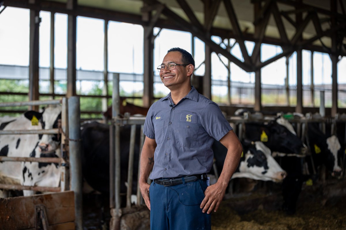 On #WorldEssentialWorkersDay, we recognize employees on family dairy farms. They are the pinnacle of hard-working, compassionate, and highly skilled employees who are committed to caring for cows, our environment, and producing quality dairy products. 
#nationalagriculturemonth