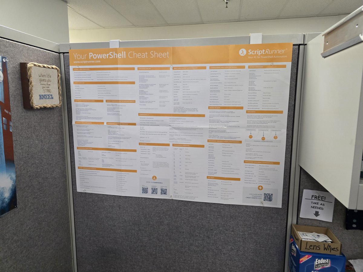 MarkZeoran53343's tweet image. Latest update to my cubicle....
#KeepOnScripting