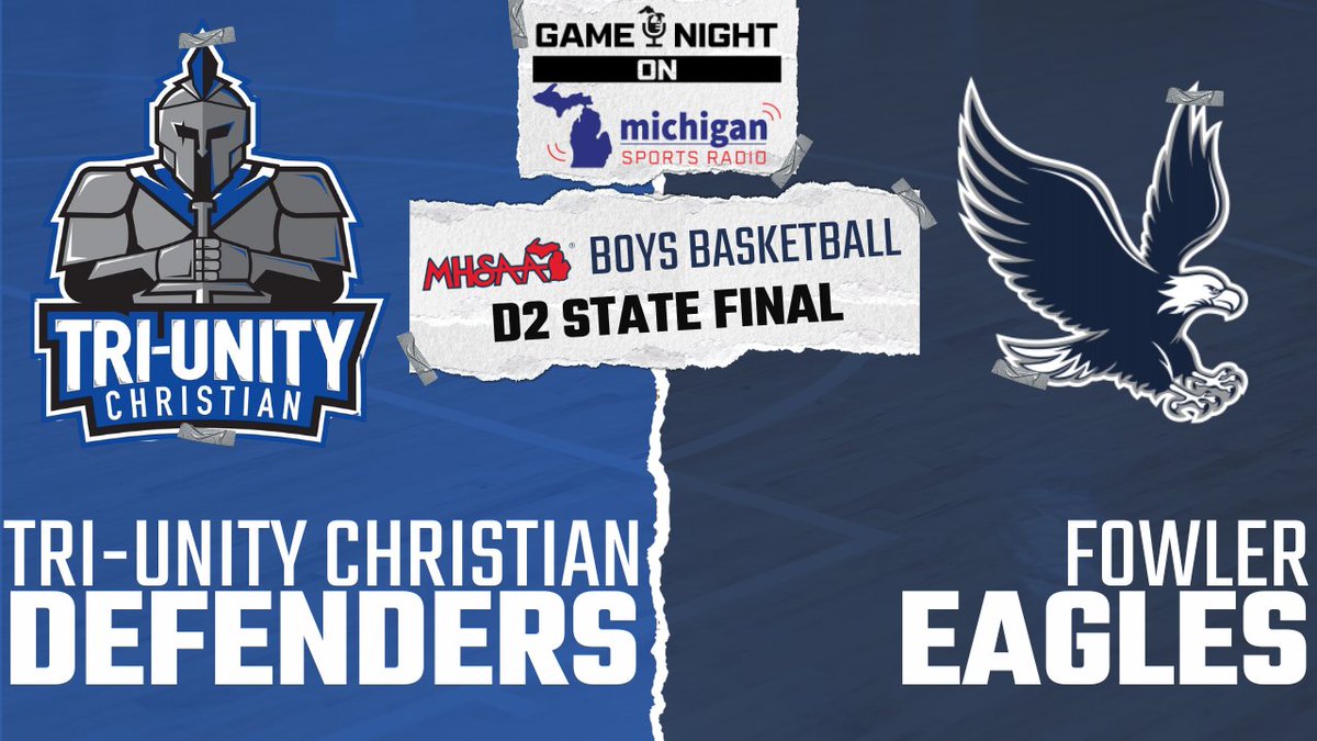 IT ALL COMES DOWN TO THIS!

The Division 4 State Final is set between the Tri-Unity Christian Defenders (26-2) and the Fowler Eagles (25-3). 

The Defenders, coming off a 67-46 Semi-Final victory, have the opportunity to send legendary head coach Mark Keeler, off with a State