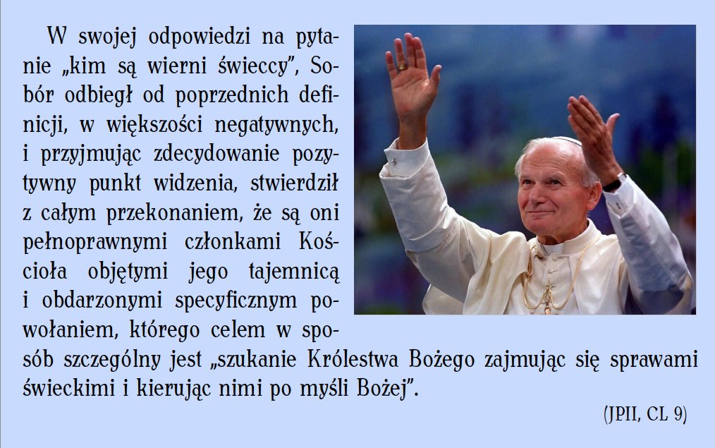 rocaPL's tweet photo. Nauczanie św. #JPII, #Kościół #świeccy #ChristifidelesLaici #VaticanumII #SWII https://t.co/RnnbXcfVCO