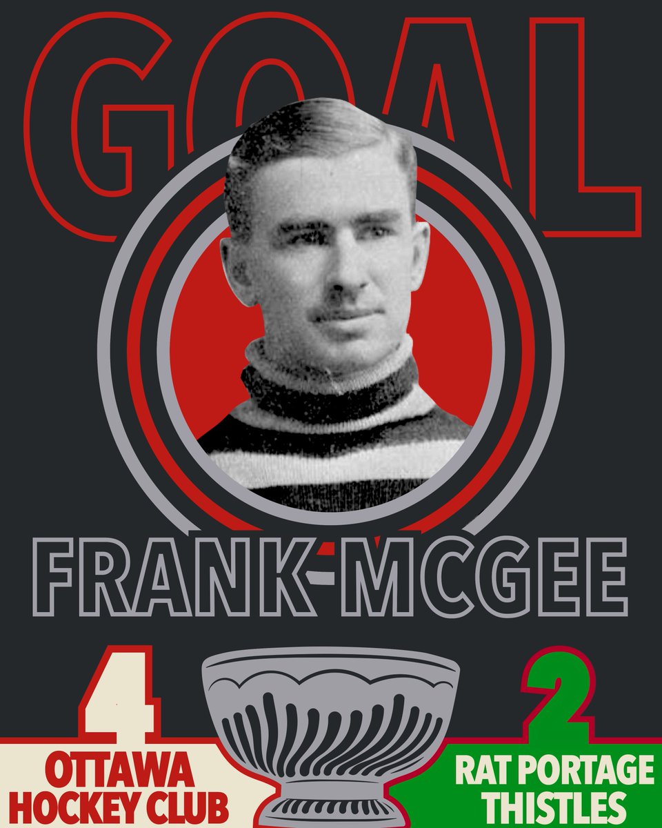 SensHistory's tweet photo. 🚨GOAL🚨 WOW! Frank McGee scores an incredible end-to-end goal! Only six minutes left in the game https://t.co/RTr85wXpMf