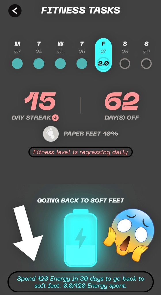 Samixerian's tweet image. Il faut bien lire les règles ! 🙄
Ce que je n'ai pas fait 😭, mon premier compte est bloqué en Paper Feet avec une belle chaussure level 19 😱
Pitié @Stepnofficial assouplissez les règles 🙏🙏🙏😁
Voici mon 1er mint avec le deuxième compte :
Vendu 7800 GMT🔥
@Wolf_Epic_Club 🐺🤍