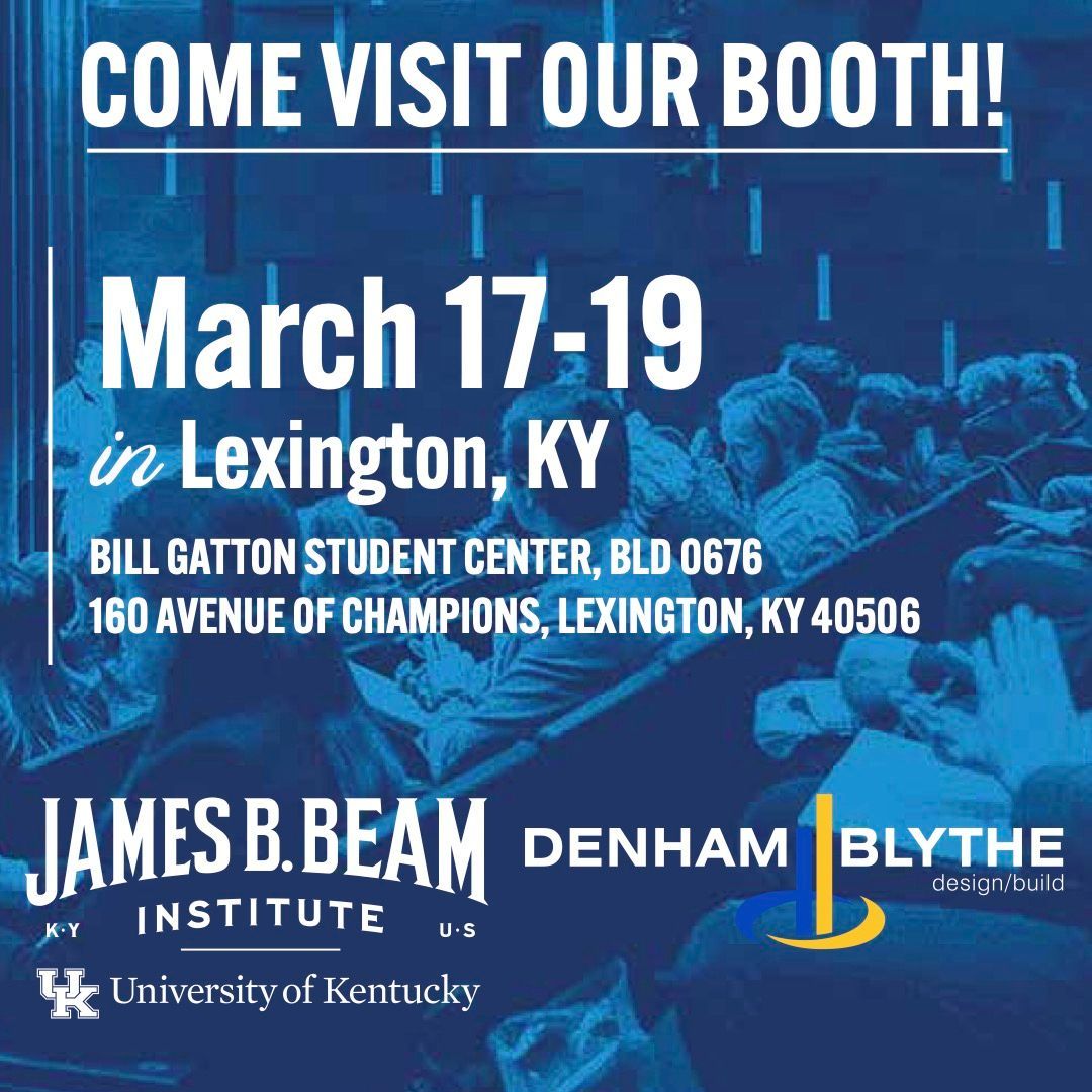 DenhamBlythe's tweet photo. Come visit our booth at the 2025 @beam_uky Industry Conference! @DenhamBlythe is excited to participate, sharing our design/build expertise in the distillery industry. #WeAreDesignBuild #bourbon #distillery
Please see attached for more details
https://t.co/CE5N4T5xtG https://t.co/y1yweV1CaA