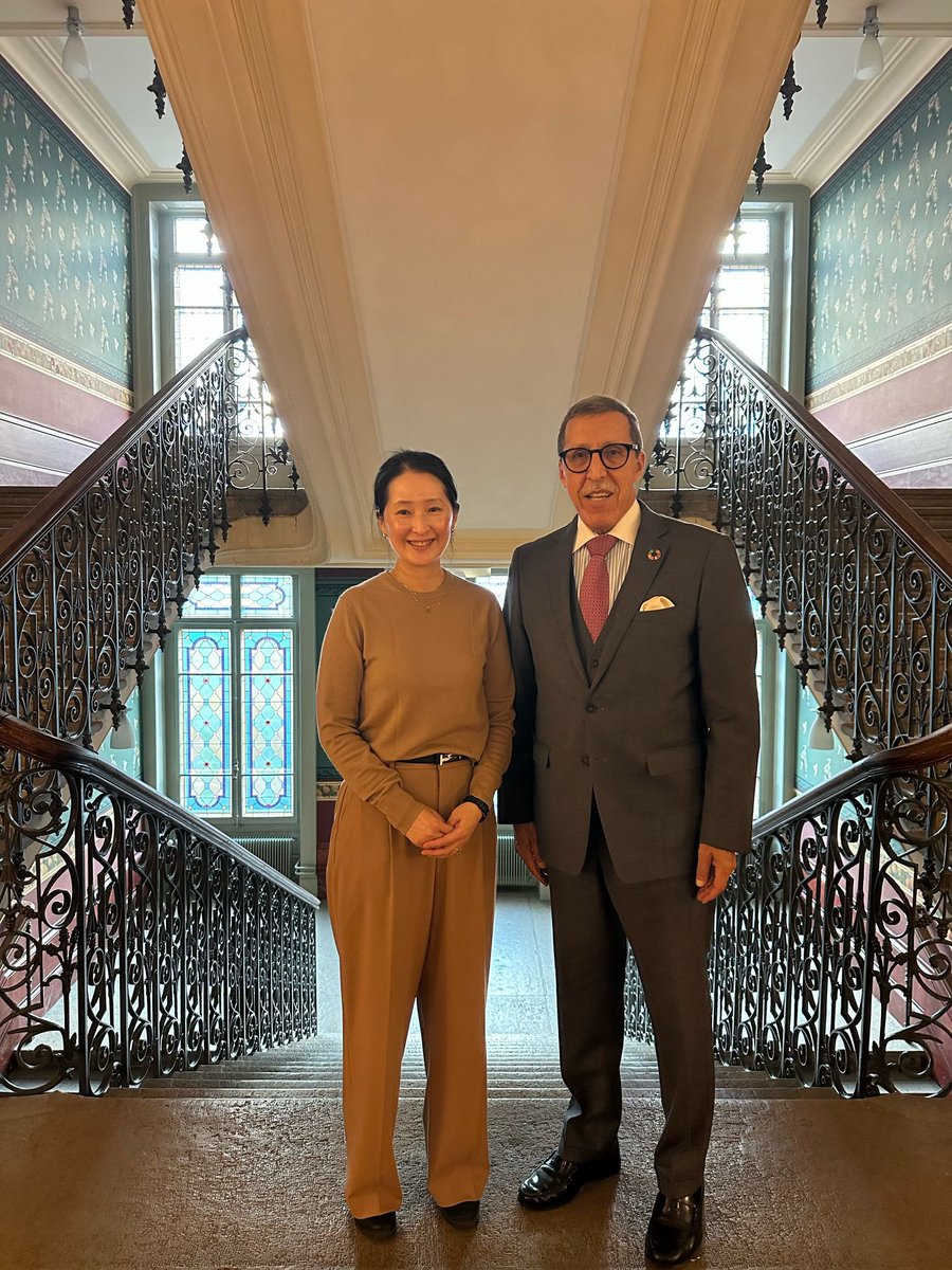 In their capacity as Co-facilitators of the Second World Social Summit, Amb De Smedt 🇧🇪 &amp; Amb Hilale 🇲🇦 <a href="/Morocco_UN/">Morocco Mission to the UN-NY</a> concluded a successful  working visit to Geneva this week.

They had fruitful exchanges at the <a href="/ILO/">International Labour Organization</a> Governing body and with several UN 🇺🇳officials.