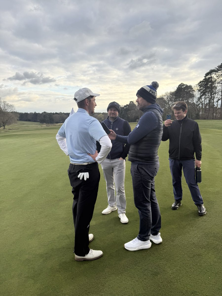 Great week at The Sunningdale Foursomes. Officially pumped for the golf season