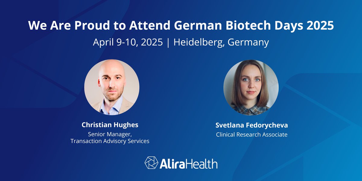 AliraHealth (@alirahealth) on Twitter photo We’re looking forward to attending German Biotech Days 2025! Meet our team on-site to explore how we can help turn medical value creation into measurable ROI. Contact us to set up a meeting: alirahealth.com/education-hub/… We’re looking forward to attending German Biotech Days 2025! Meet our team on-site to explore how we can help turn medical value creation into measurable ROI. Contact us to set up a meeting: alirahealth.com/education-hub/…