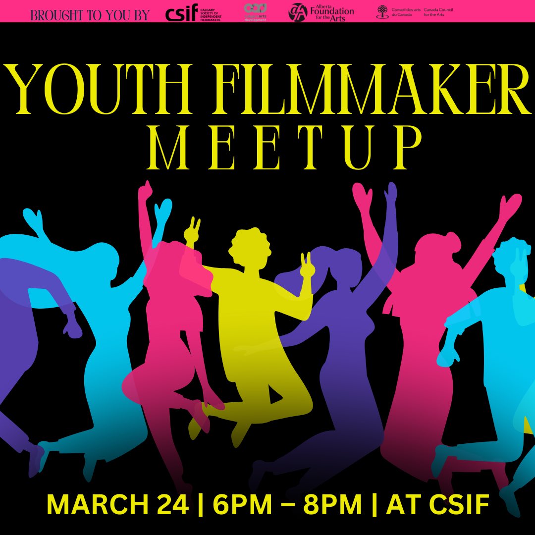 If you’re a filmmaker under 21 then you should come out to our meetup at the end of the month. You’ll be able to meet other youth filmmakers and (hopefully) discover your next great collaborator. 

This is a free event. RSVP here: csif.org/events/8256-96…