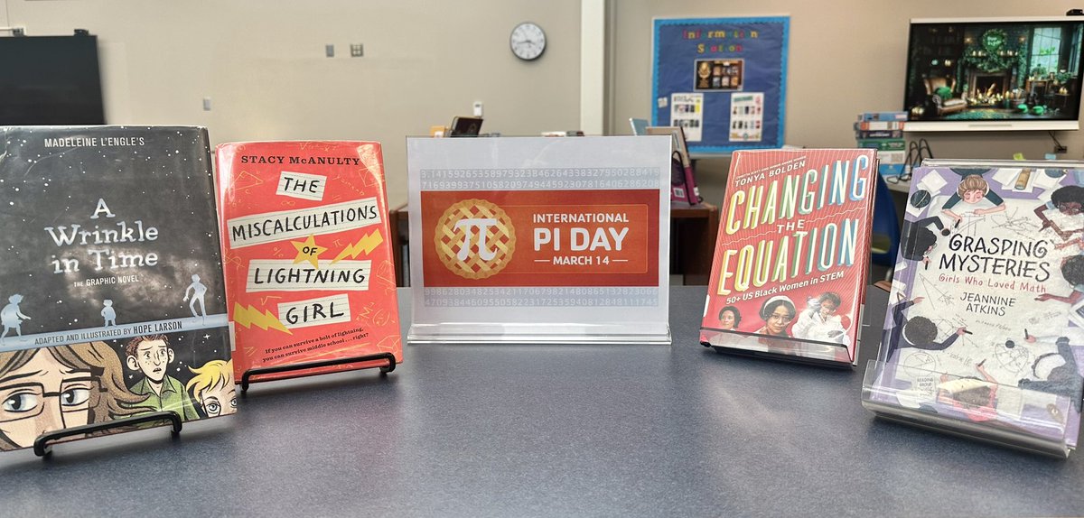 Happy #PiDay! Celebrate 3.14 with some perfectly irrational reads from our school library!