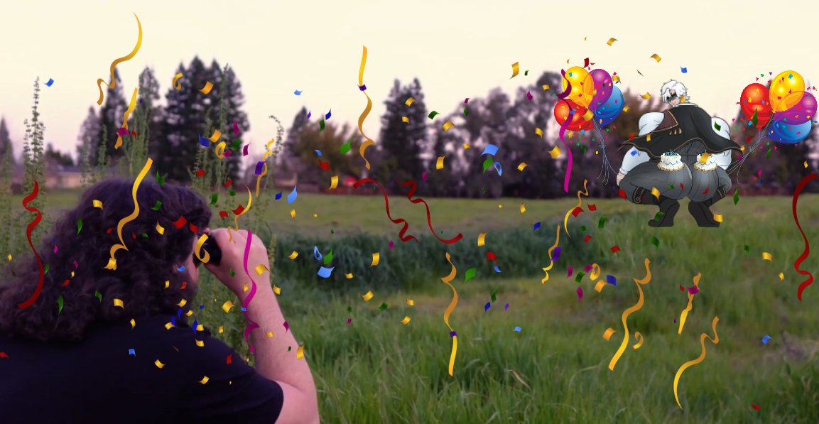 LOOK OVER THERE ITS THAT MANS BIRTHDAY!! 🫵🥳