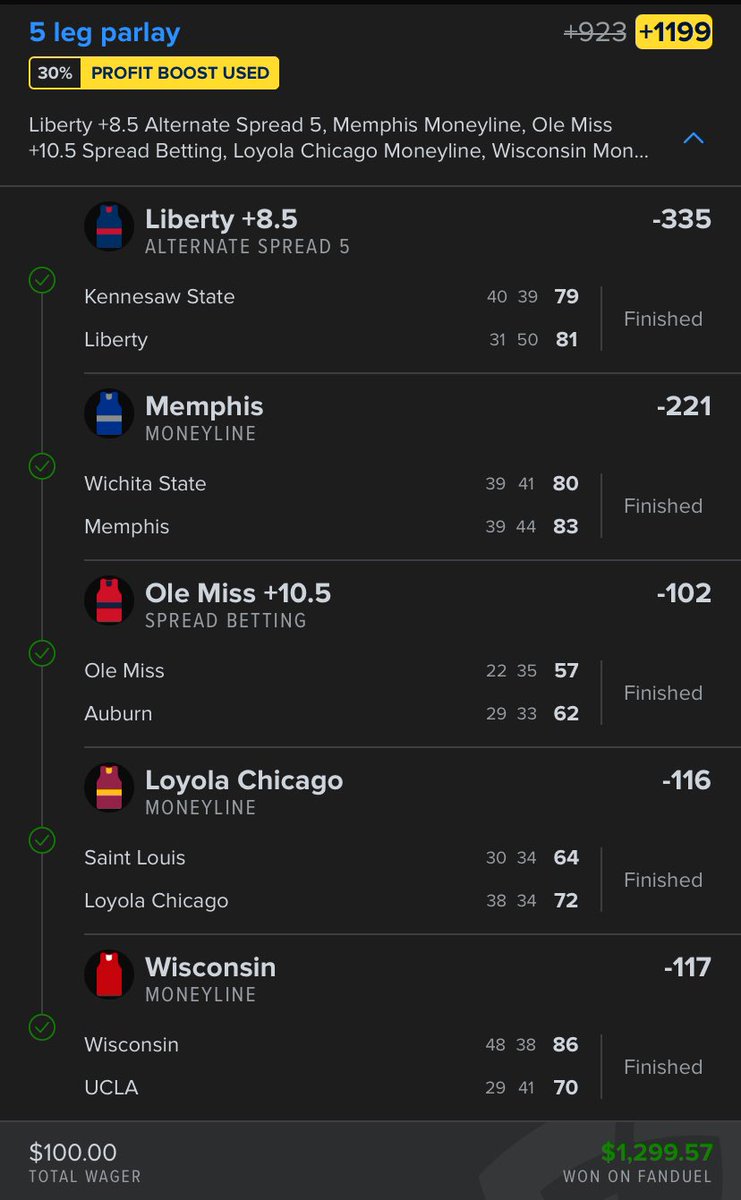 RuddsLab's tweet image. Too Easy 😮‍💨😮‍💨

St Patrick’s Drinks paid for 🍺☘️

$1200 profit 💸💸

#NCAAB