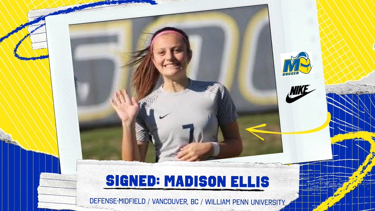 MUCrusadersWSOC's tweet image. Welcome to Madonna University, Madison Ellis!
Madison, a Defender/Midfielder and a native of Vancouver, British Columbia, joins us after a 2 year stint at William Penn University.