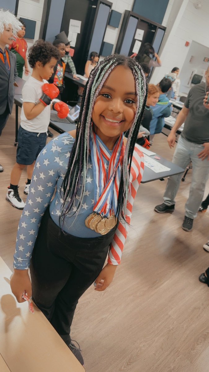 Penelope’s 3rd Grade Wax Museum! Presenting Simone Biles 🤓