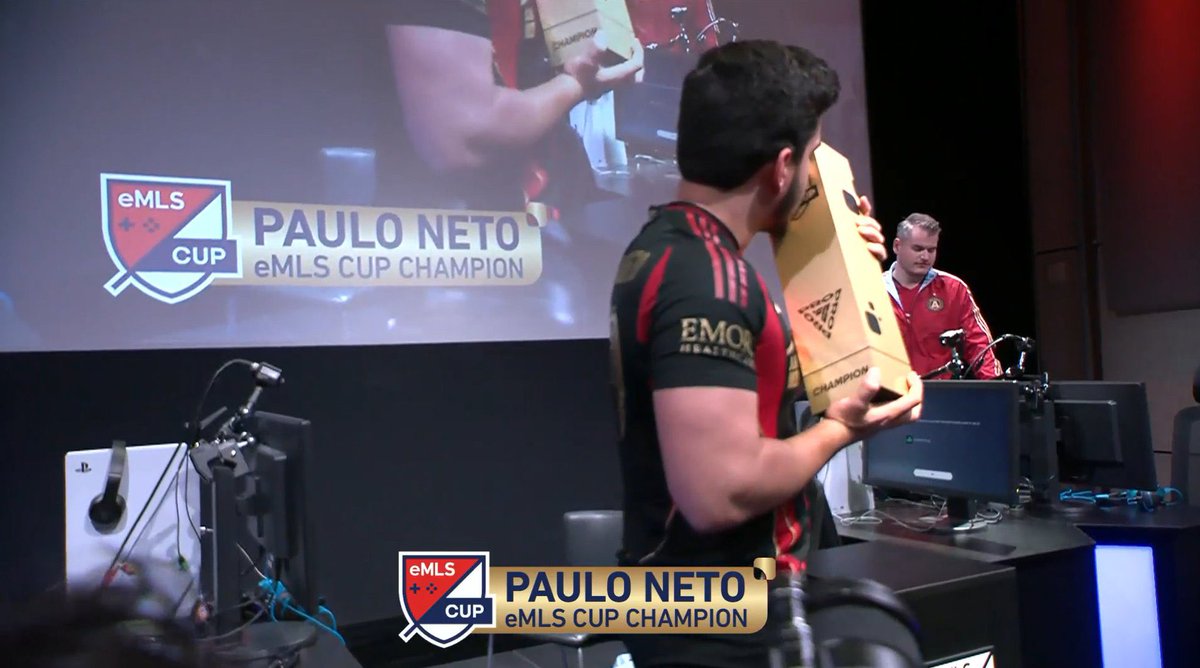 Paulo Neto (@pauloneto999) on Twitter photo EMLS CUP CHAMPION 🏆
(twice 😚)
Obrigado a todo mundo que me apoia e torceu, feliz demais por mais uma conquista e vamos com tudo pra a copa do mundo 🙏🏻
All due to the hard work of this team, thank you <a href="/ATLUTD/">Atlanta United FC</a> <a href="/ATLUTDGaming/">ATL UTD Gaming</a> <a href="/YelteYo/">Jelte Golbach</a> @TGRenzo94 ❤️ EMLS CUP CHAMPION 🏆
(twice 😚)
Obrigado a todo mundo que me apoia e torceu, feliz demais por mais uma conquista e vamos com tudo pra a copa do mundo 🙏🏻
All due to the hard work of this team, thank you <a href="/ATLUTD/">Atlanta United FC</a> <a href="/ATLUTDGaming/">ATL UTD Gaming</a> <a href="/YelteYo/">Jelte Golbach</a> @TGRenzo94 ❤️