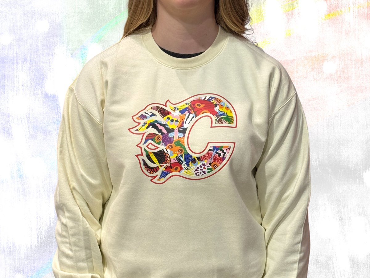 It's the <a href="/NHLFlames/">Calgary Flames</a> Pride Night game tonight! 🦋 Get your Pride gear in-store at the game tonight before they are gone🛍️