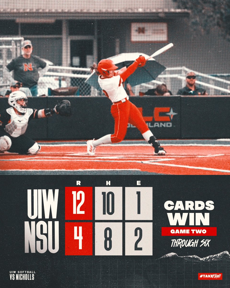 UIWSoftball's tweet image. Big team W 

#TheWord | #TakeFlight