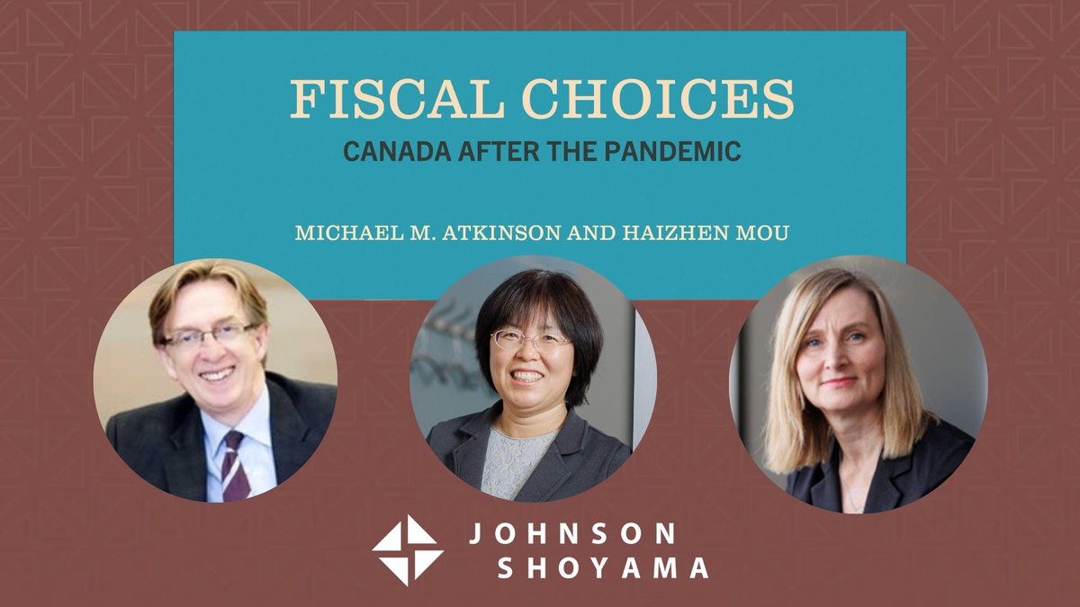JSGSPP's tweet image. Missed this lecture - FISCAL CHOICES: CANADA AFTER THE PANDEMIC?

Click here to watch the recording now!
youtu.be/tGGahbWkYnU 

@uofregina @usask #josho #watchitnow #fiscalchoices