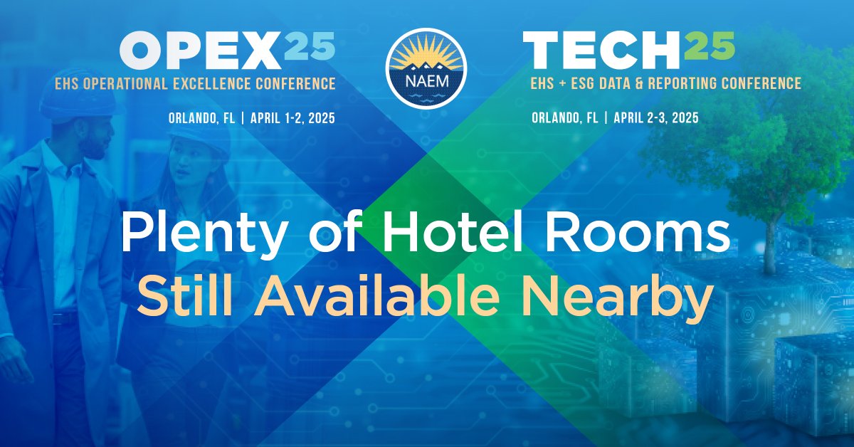 NAEMorg's tweet image. If you haven’t made your plans for #OPEX25 or #TECH25 yet, there&apos;s still time to register and plenty of hotel rooms available nearby. More details here: bit.ly/tech25-opex25-…