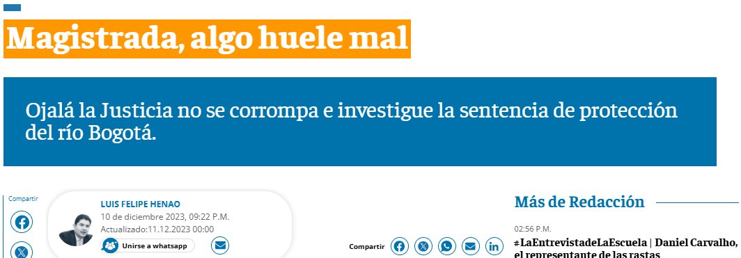 MMMaldonadoC's tweet photo. Copio la columna completa de Luis Felipe Henao, exministro de vivienda,  sobre la magistrada Nelly Villamizar, a la que ella hizo referencia esta mañana en la audiencia sobre los Lineamientos para la Sabana de Bogotá. Columna disponible al público en https://t.co/1REpUnZV9m https://t.co/6yTSuorlKm