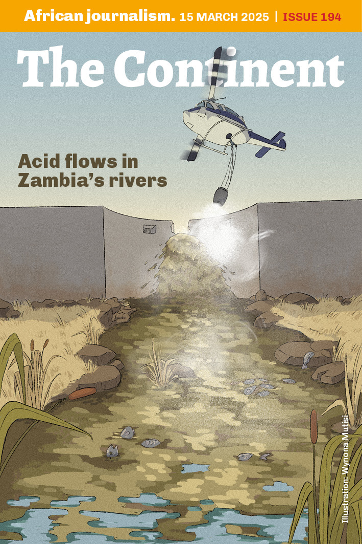 All Protocol Observed  

Welcome to Issue 194 of The Continent  

Zambia’s pact with copper mines has decimated another river.  

Read it here: bit.ly/TheContinent194