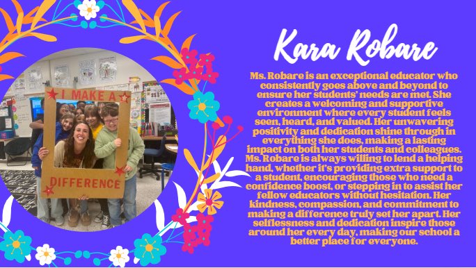 WoodchuckWorld (@woodchuckworld) on Twitter photo Ms. Robare is an exceptional educator who consistently goes above and beyond to ensure her students' needs are met. She creates a welcoming and supportive environment where every student feels
seen, heard, and valued. She makes a TREMENDOUS DIFFERENCE <a href="/vbschools/">VBSchools</a> ! Ms. Robare is an exceptional educator who consistently goes above and beyond to ensure her students' needs are met. She creates a welcoming and supportive environment where every student feels
seen, heard, and valued. She makes a TREMENDOUS DIFFERENCE <a href="/vbschools/">VBSchools</a> !