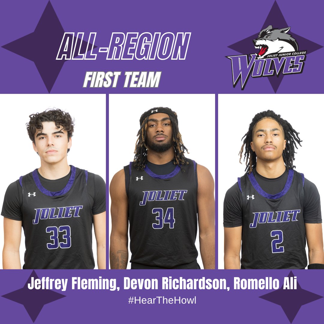Devon Richardson is your Region 4 Player of the Year. 
Jeffrey Fleming and Romello Ali join him on the All-Region First Team!

#HearTheHowl
