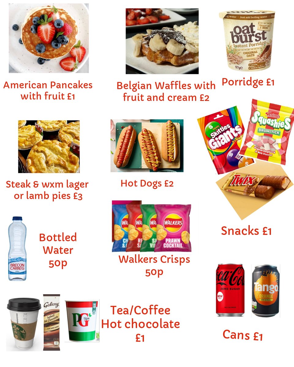 MHT_NorthWales's tweet image. Here's our usual reminder for passengers travelling with us to @Wrexham_AFC away games!
Tomorrow we head to Wycombe....
As well as @PIEd_PIEper pies we also have other goodies up for grabs 👍😋 Wela ti yn y fore!!
#wrexham #coachtravel #wrexhamsmallbusiness #SupportLocal