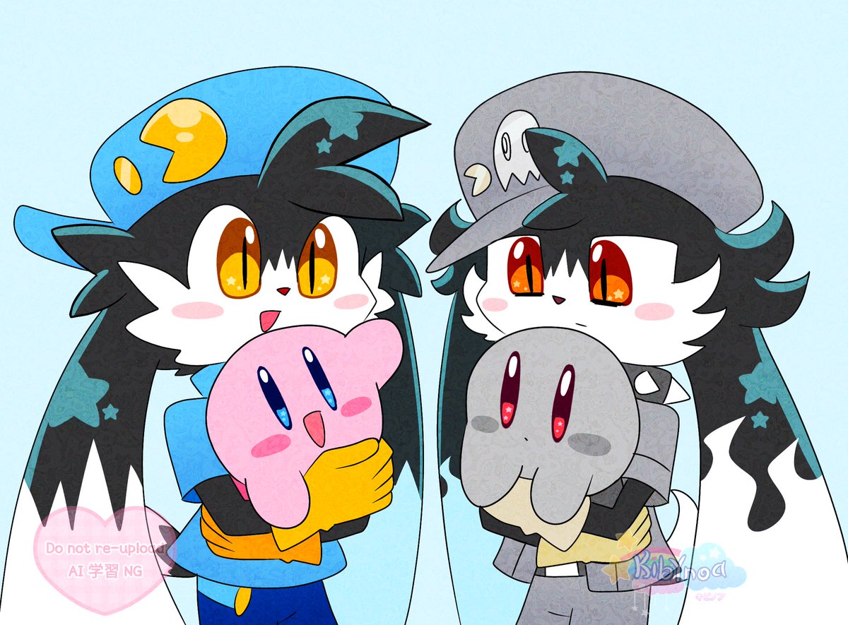 Klonoas and Kirbies (´・ω・｀) 💕 #Kirby #Klonoa #NightmareKlonoa