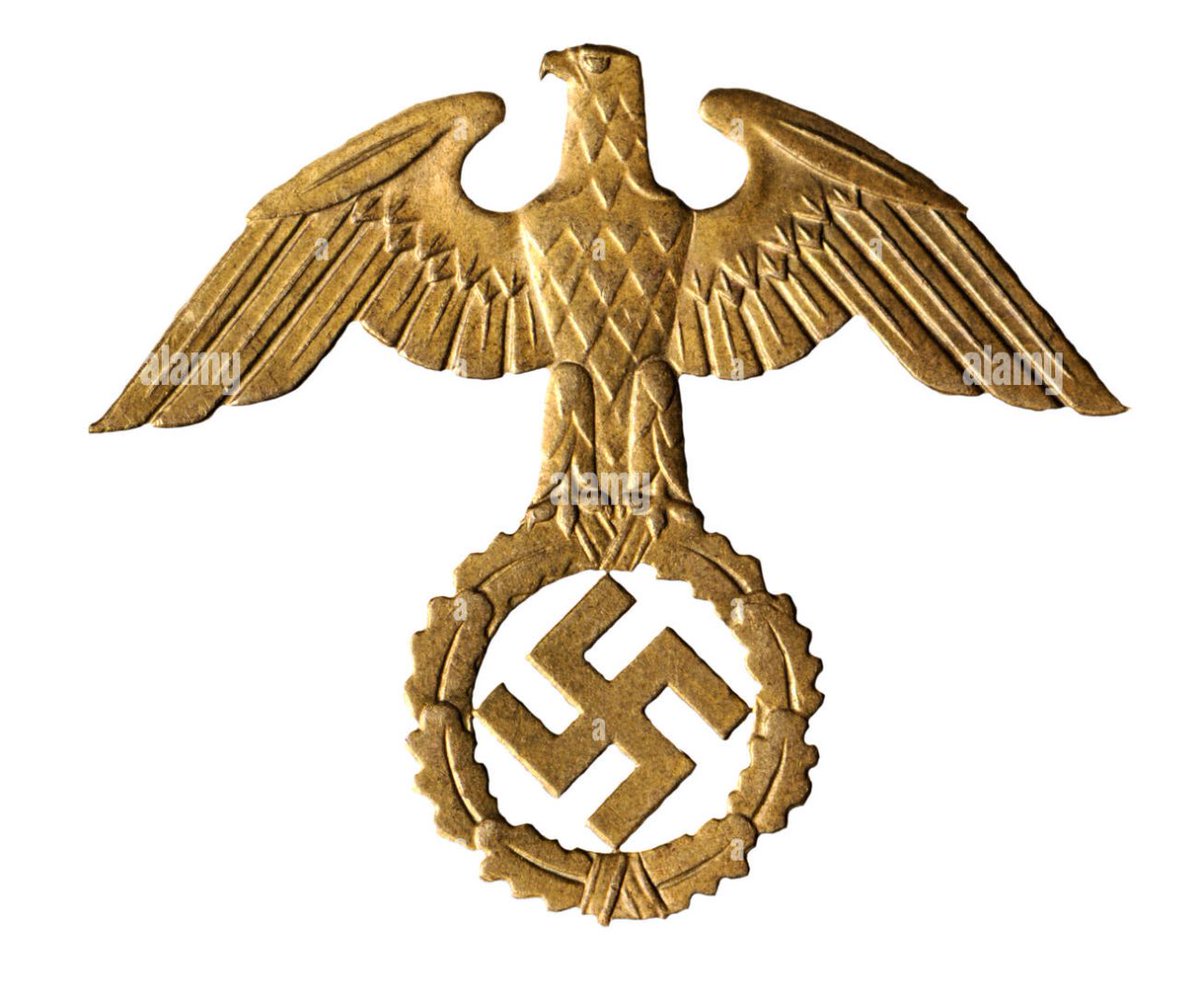 squidjohnson's tweet image. These are the decorations that @realDonaldTrump wants decorating the Oval Office? Looks like something Hitler really liked as well (second picture). The American have to be concerned.